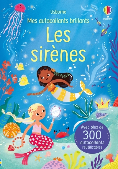 Les sirènes - Mes autocollants brillants - Dès 3 ans