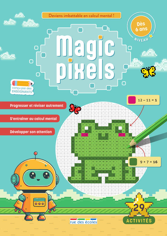 Magic pixels - Niveau 1, 6 ans et plus