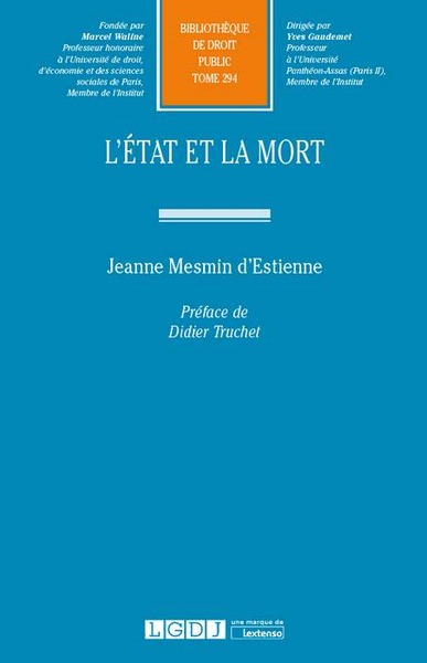 l'etat et la mort - Jeanne Mesmin d'Estienne