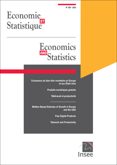 539 - Economie et Statistique/ Economics and Statistics n° 539 - Insee