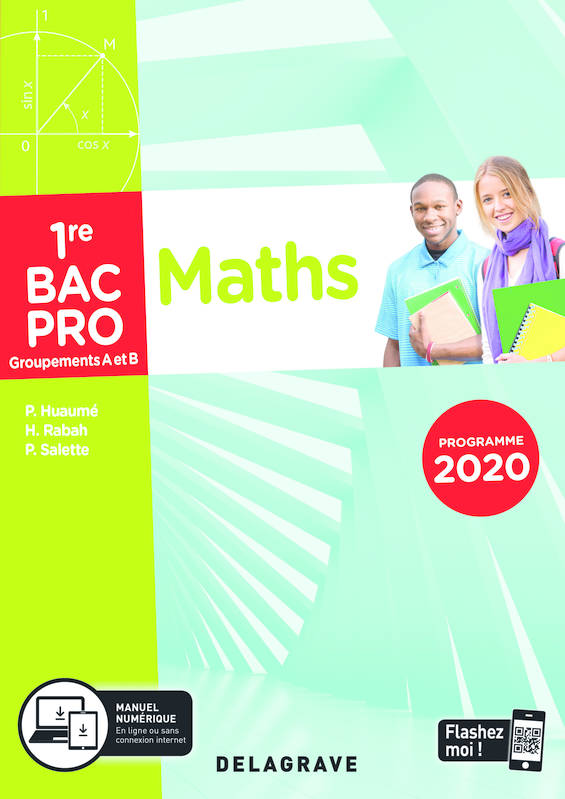 Mathématiques - Groupement A et B - 1re Bac Pro (Ed. num. 2021) - Pochette élève