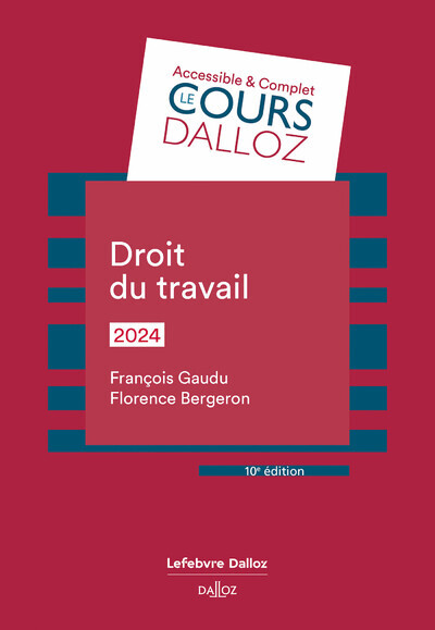 Droit Du Travail 2024 10ed