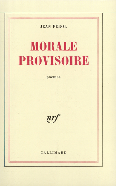 Morale provisoire