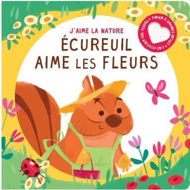 Ecureuil aime les fleurs - Collectif