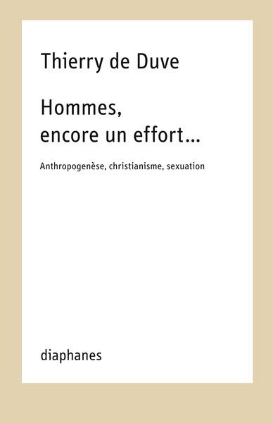 Hommes, encore un effort...