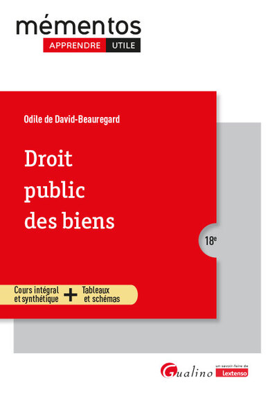 Droit public des biens - Odile de David-Beauregard