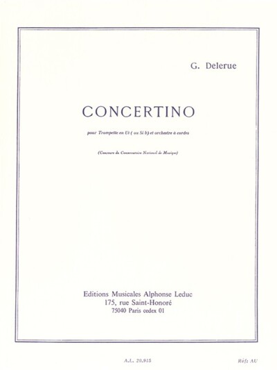 Concertino For Trumpet And String Orchestra