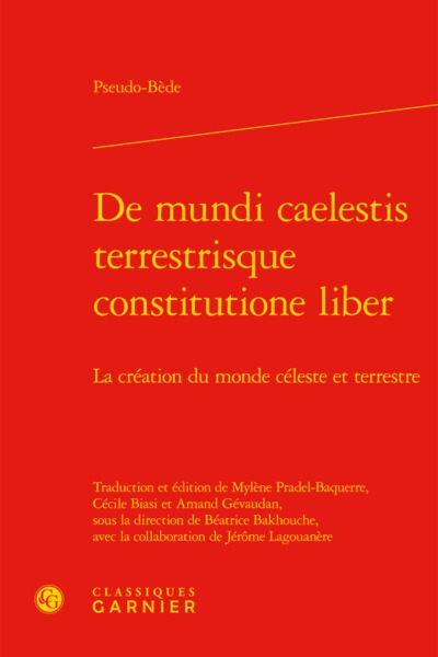 De mundi caelestis terrestrisque constitutione liber