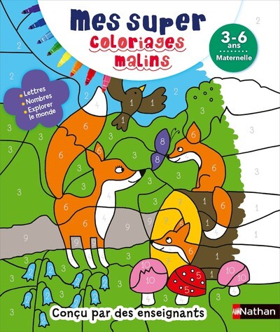 Mon super coloriages malins 3-6 ans - Mariana Vidal