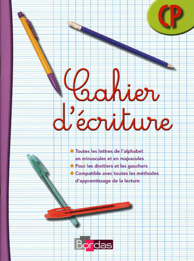 Cahier d'écriture CP 2009 - Marie Les Baux