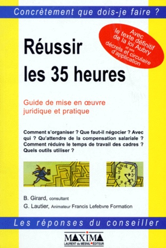 Réussir les 35 heures