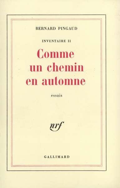 Inventaire - Volume 2 - Bernard Pingaud