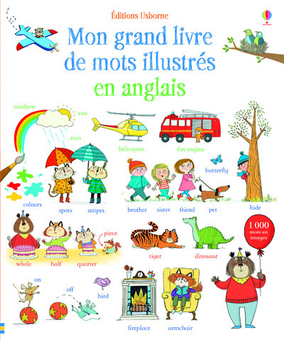 Mon grand livre de mots illustrés en anglais