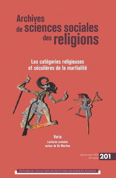 Archives des sciences sociales des religions, n° 201