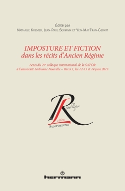 Imposture et fiction dans les récits d'Ancien Régime