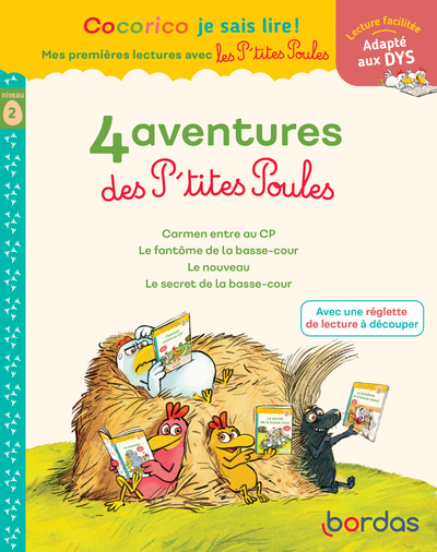 Cocorico Je sais lire ! Mes premières lectures avec les P'tites Poules - Niveau 2 2023