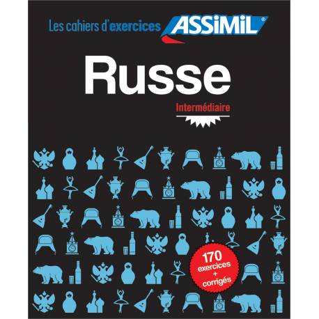 Russe, Intermédiaire : 170 Exercices + Corrigés