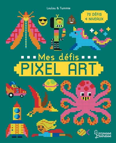 Mes Défis Pixel Art / 70 Défis, 4 Niveaux