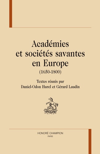 Académies et sociétés savantes en Europe, 1650-1800