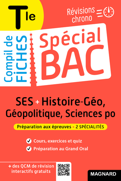 Spécial Bac Compil de Fiches SES-Histoire-Géo-Géopolitique-Sciences Po Tle Bac 2025 - Sophie Mattern, Céline Charles, Nicolas Verlaque