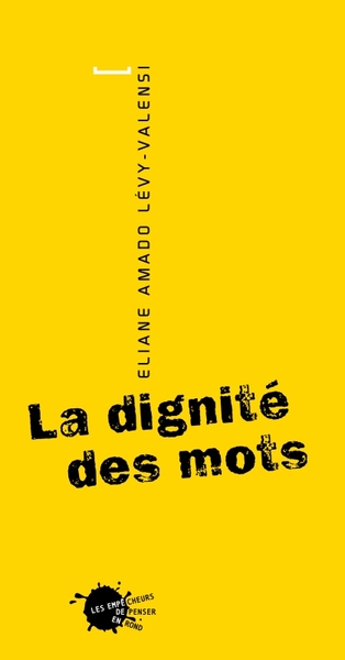 La Dignité des mots