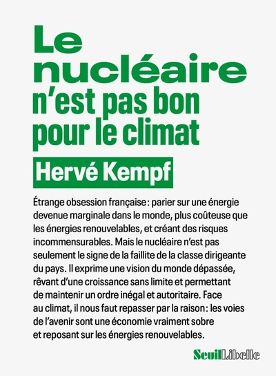 Le Nucléaire n est pas bon pour le climat - Hervé Kempf