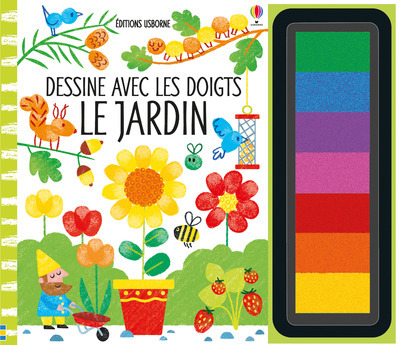 Dessine avec les doigts - Le jardin