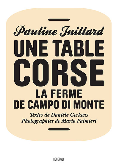 Une table corse