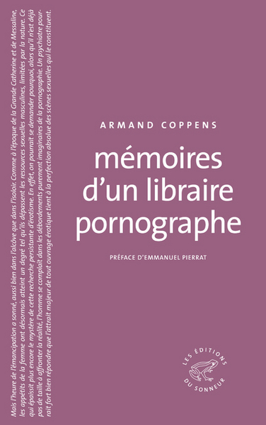 Mémoires d'un libraire pornographe - Armand Coppens