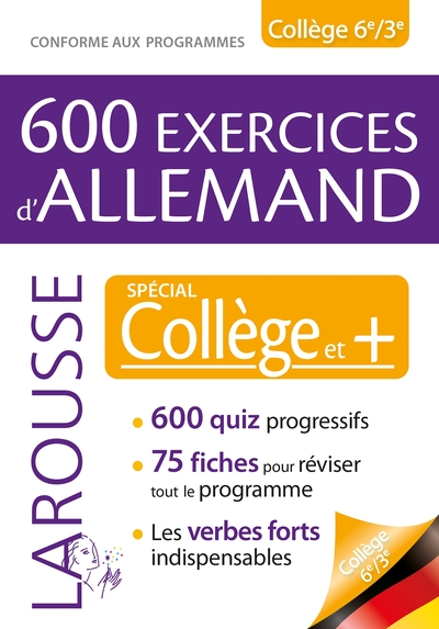 600 exercices d'allemand, spécial collège