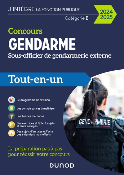 1 - Concours Gendarme - Sous-officier de gendarmerie externe - 2024/2025