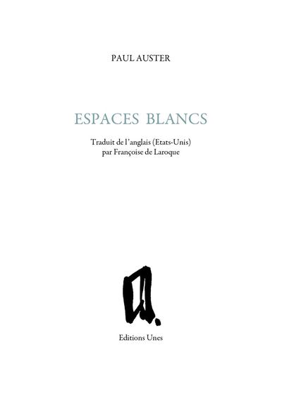 Espaces Blancs