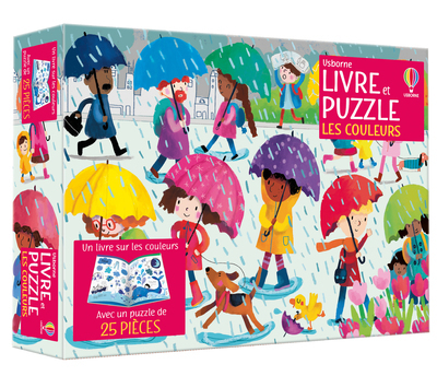 Les couleurs - Coffret Livre et puzzle