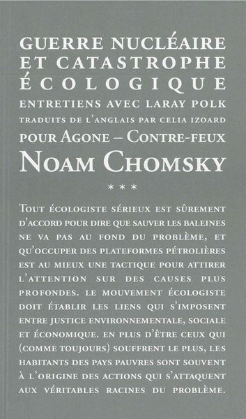 Guerre nucléaire et catastrophe écologique - Noam Chomsky