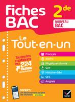 Fiches bac Le Tout-en-un 2de (toutes les matières) - 2024-2025 - 