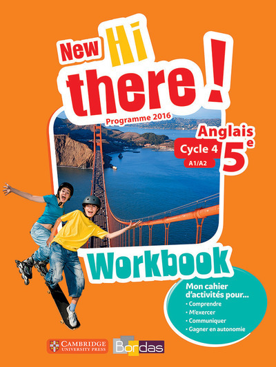 New Hi there ! Anglais 5e 2017 Workbook élève