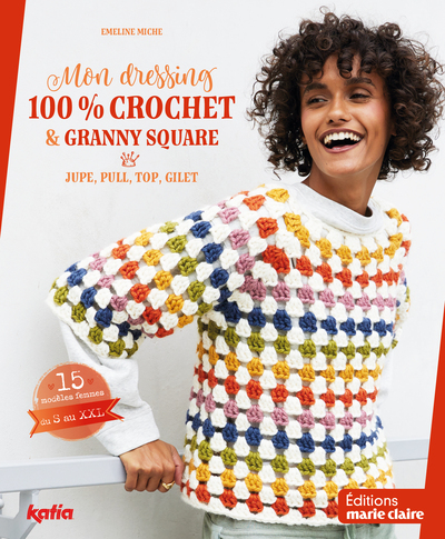 Mon dressing 100% crochet & granny square - Emeline Miche