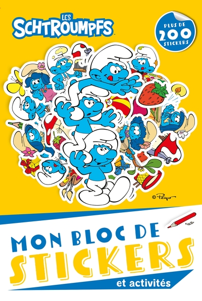 Les Schtroumpfs - Bloc De Stickers Et Activités, Bloc De Stickers Et Activités