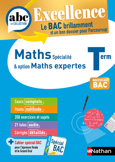 ABC BAC Excellence Maths&Maths Expertes Terminale