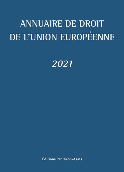 Annuaire de droit de l'Union européenne 2021