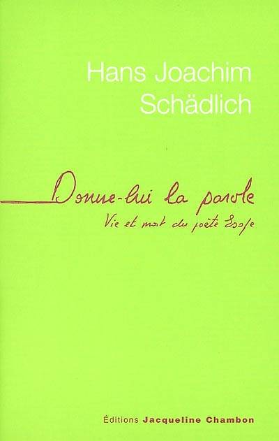 Donne-lui la parole : Vie et Mort du poète Esope