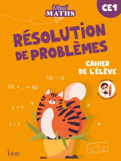 Mouv' Maths - Cahier de résolution de problèmes CE1 - Ed. 2023