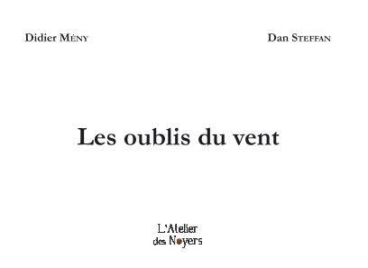 Les oublis du vent