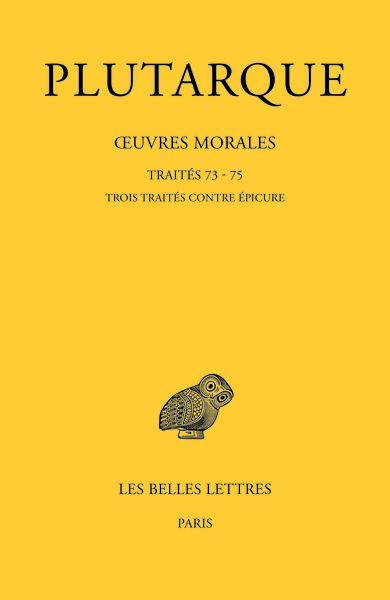 Oeuvres morales - Volume 15