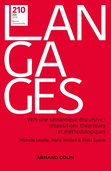 Langages N° 210, juin 2018 Volume 210
