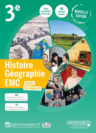 Histoire, géographie, EMC , 3e