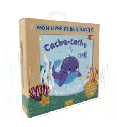 Cache-Cache Sous L'Océan : Mon Livre De Bain Magique