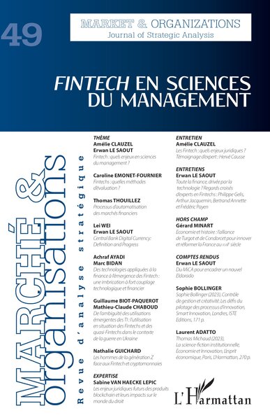 FinTech en sciences du management - Xxx