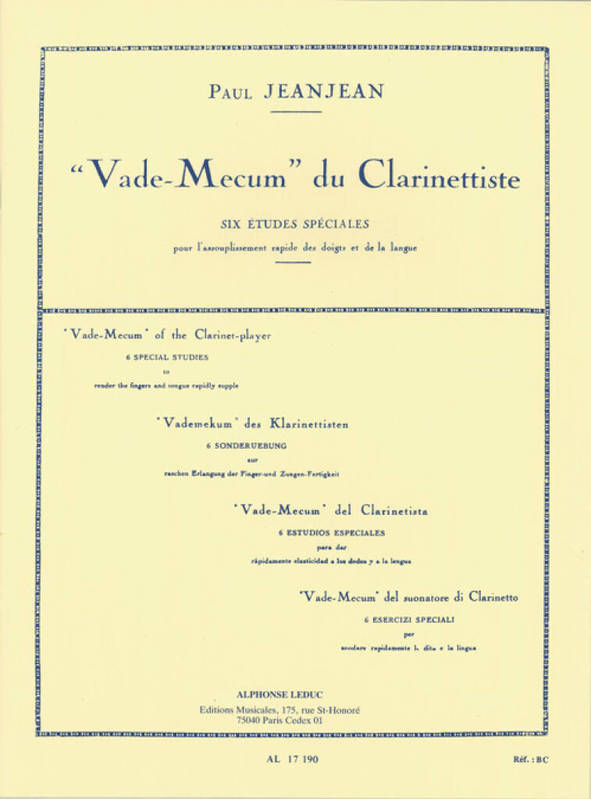 Vademecum Du Clarinettiste