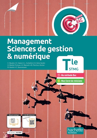 Objectif Bac Management, Sciences de gestion et numérique  Term STMG (détachable) - Ed. 2023